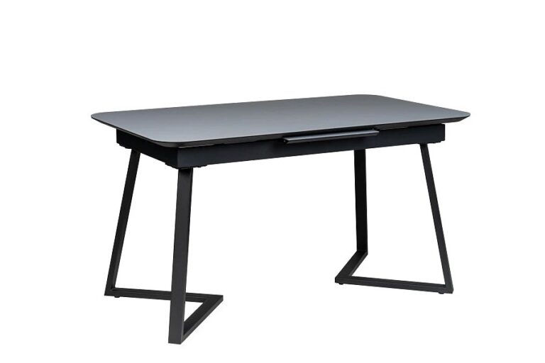 Стол Роналдо 140-180 Automatic Dark matte glass