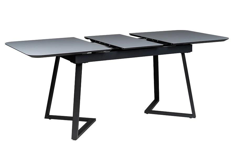 Стол Роналдо 140-180 Automatic Dark matte glass