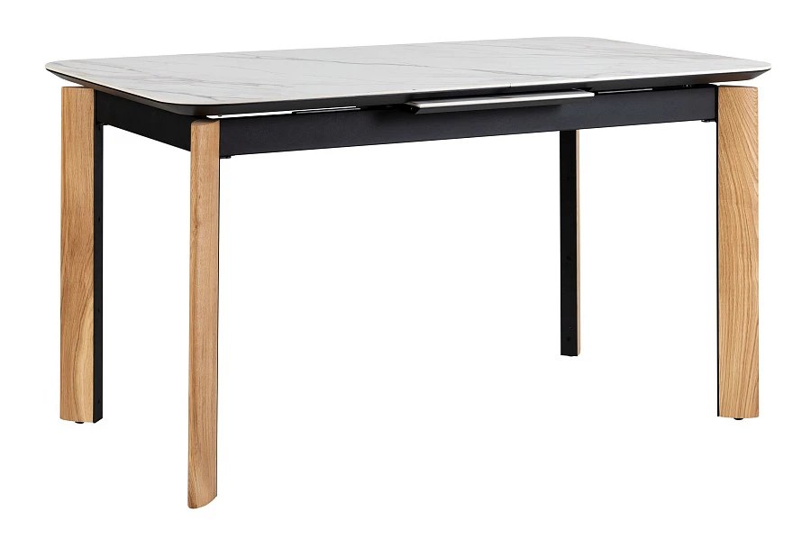 Стол раздвиж. Combi Ceramic 120-150 Automatic Natur//Light marble