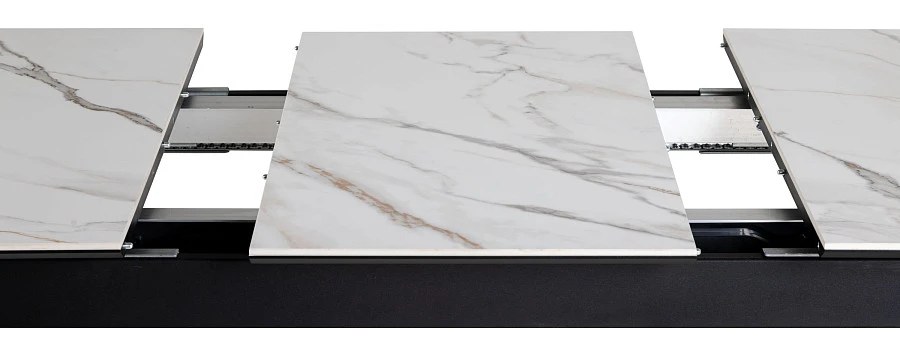 Стол раздвиж. Combi Ceramic 120-150 Automatic Natur//Light marble