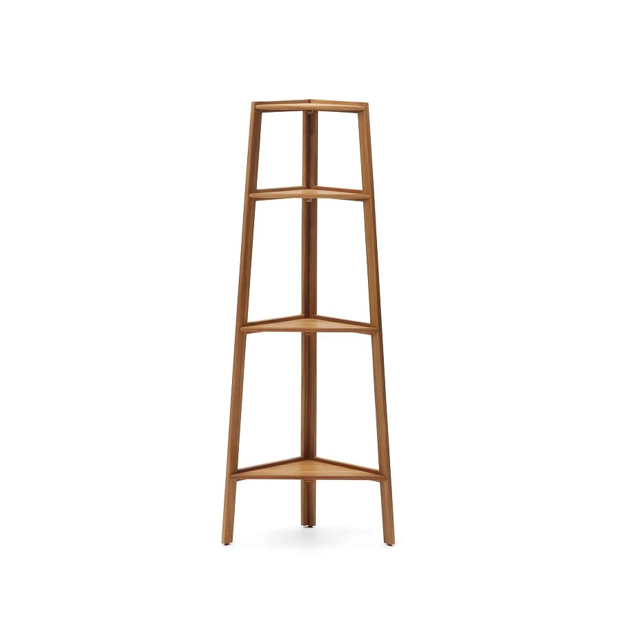 Victora Уличный стеллаж из массива акации 42 x 150 см