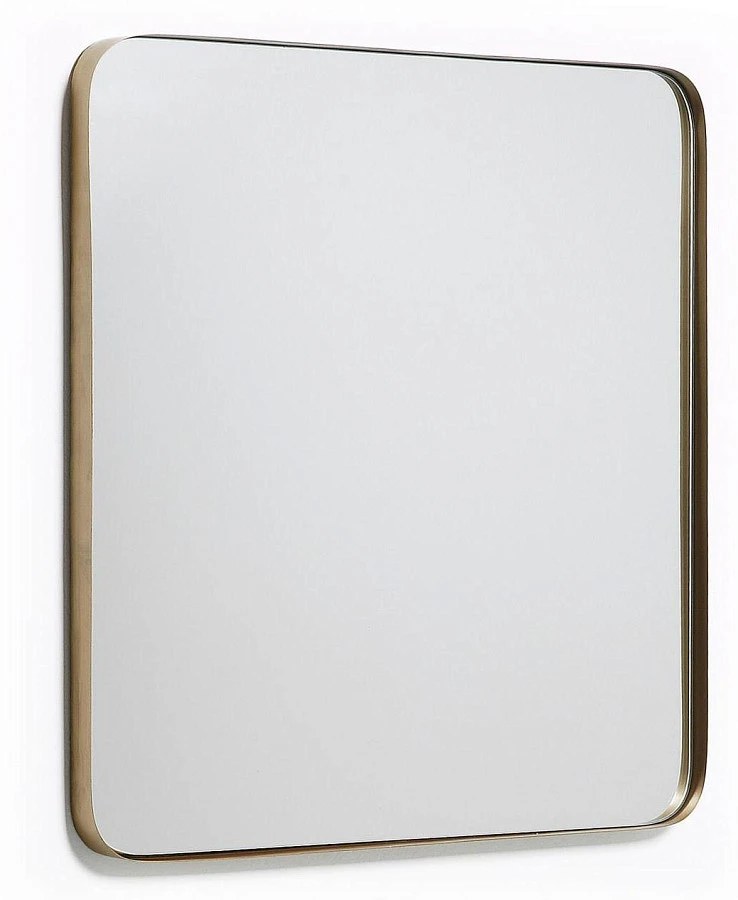Зеркало Marcus 60x60 золотое