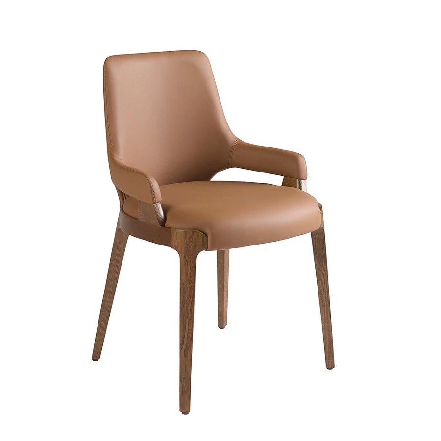 Стул 4136/CH20029 с обивкой из кор. экокожи
