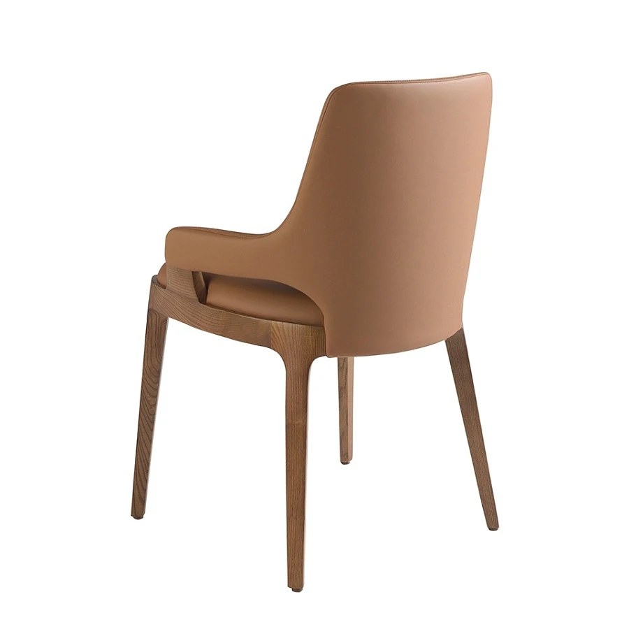 Стул 4136/CH20029 с обивкой из кор. экокожи