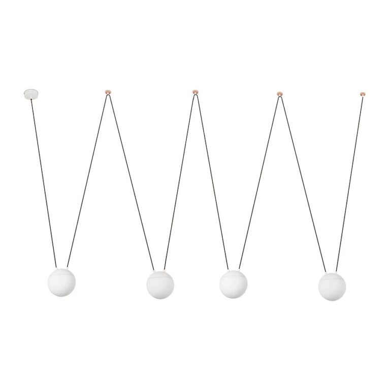 Люстра Mine 4L белая