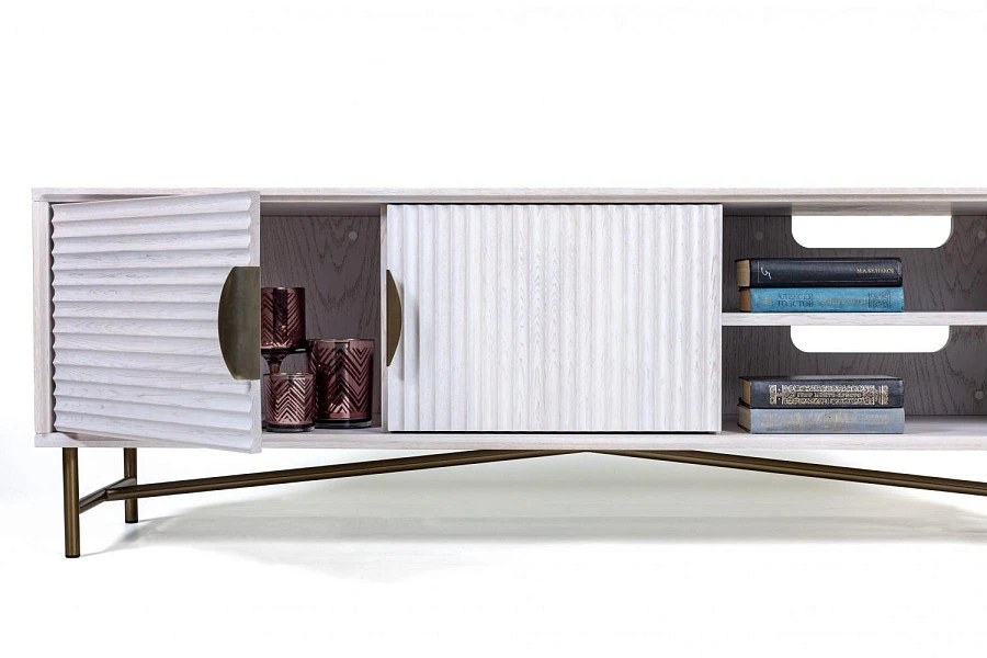 ТВ-тумба HAINES premium white 0.5x1.5x0.4м