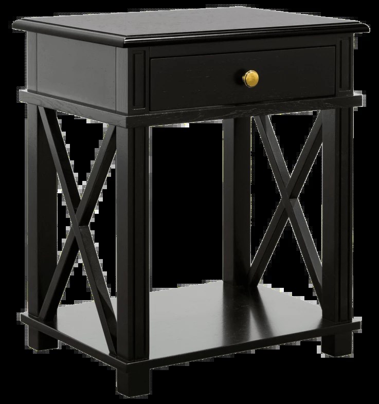 Тумба прикроватная Freigraf Black 0.6x0.5x0.4м