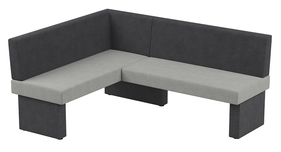 Диван кухон. Ratio 140-178 L grey/silver