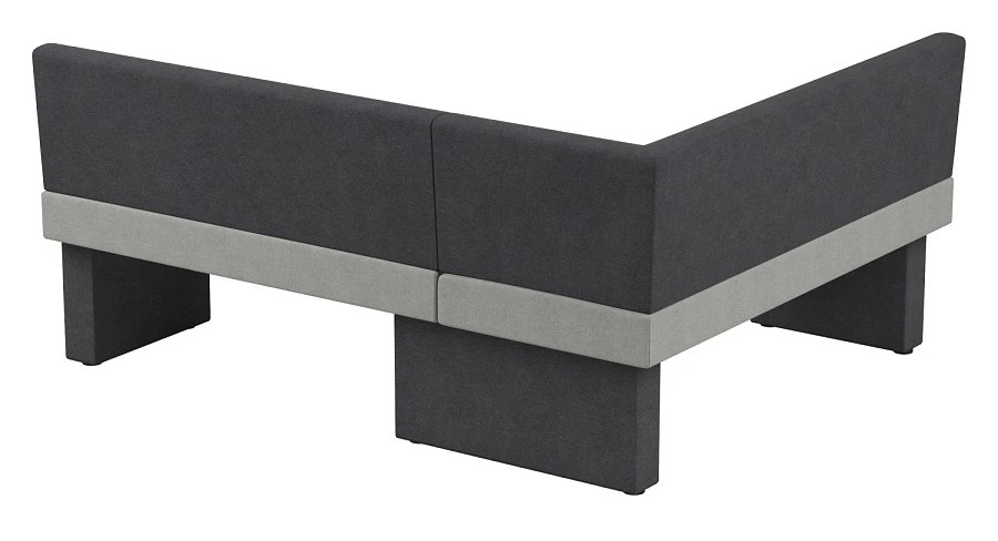 Диван кухон. Ratio 140-178 L grey/silver