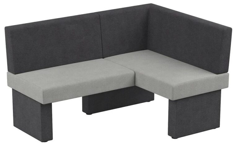 Диван кухон. Ratio 158-120 R grey/silver